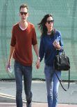 Courteney Cox in Jeans - Out in West Hollywood - March 2014