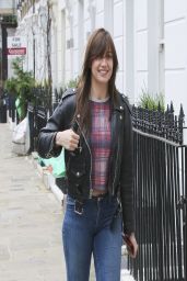 Daisy Lowe in Jeans - Out in London - March 2014