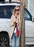 Diane Kruger in Ripped Jeans - Leaving Andy LeCompte Hair Salon in West Hollywood