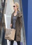 Dianna Agron Casual Street Style - Out For Shopping in West Hollywood