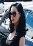 Dita Von Teese Street Style - Leaving Her Yoga Class - Los Angeles, March 2014