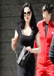 Dita Von Teese Street Style - Leaving Her Yoga Class - Los Angeles, March 2014