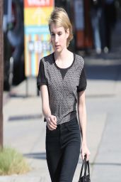 Emma Roberts Street Style - Out in Los Angeles - March 2014