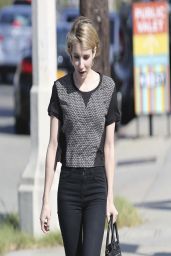 Emma Roberts Street Style - Out in Los Angeles - March 2014