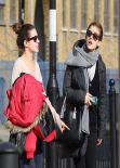 Emma Watson in Leggings - Out in East London, March 2014