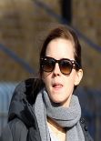Emma Watson in Leggings - Out in East London, March 2014