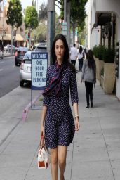 Emmy Rossum in Minidress - Out in Beverly Hills - March 2014
