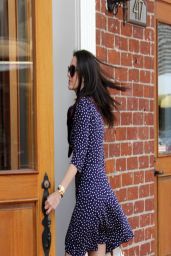 Emmy Rossum in Minidress - Out in Beverly Hills - March 2014