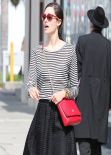 Emmy Rossum in Miniskirt - Out For Some Shopping in West Hollywood