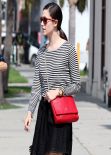 Emmy Rossum in Miniskirt - Out For Some Shopping in West Hollywood
