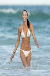 Federica Torti in White Bikini - on Vacation in Miami - March 2014