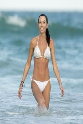 Federica Torti in White Bikini - on Vacation in Miami - March 2014