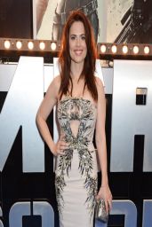 Hayley Atwell In Julien Macdonald Dress - ‘Captain America: The Winter Soldier’ Premiere in London