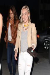 Hilary Duff Night Out Style - at Crossroads Resturant With Friends in Los Angeles - March 2014