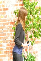 Hilary Swank Street Style - Out in Brentwood - March 2014