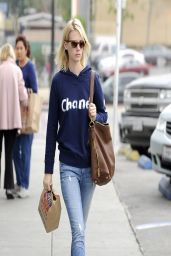 January Jones in Jeans - Shopping at Rite Aid in Los Feliz - March 2014