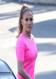Jennifer Lopez Wearing J Brand - at American Idol studios in West Hollywood