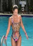 Jennifer Nicole Lee in a Swimsuit in Miami - March 2014