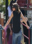 Jessica Alba Casual Street Style - Out in Brentwood & Beverly Hills, March 2014