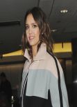 Jessica Alba Has Arrived to LA From Parist - LAX Airport, March 2014
