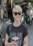 Julianne Hough - Leaves Salon After Getting a Hair Trim - March 2014