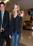 Julie Benz in Jeans at LAX Airport, March 2014