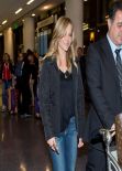 Julie Benz in Jeans at LAX Airport, March 2014