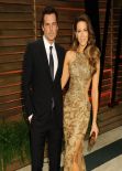 Kate Beckinsale Wearing Elie Saab Gown – 2014 Vanity Fair Oscar Party