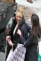 Katherine Heigl - Filming a Scene for TV pilot 
