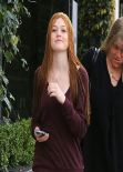 Katherine McNamara Leaving A Salon In West Hollywood - March 2014