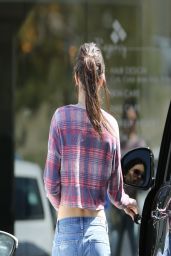 Kendall Jenner in Sexy Ripped Jeans - Out in LA - March 2014