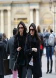 Kendall Jenner Street Style - Out in Paris, March 2014