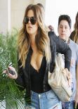 Khloe Kardashian & Kendall Jenner Style - Arriving at Loews Hollywood Hotel, March 2014