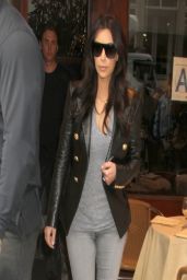 Kim Kardashian in Jeans - Out for Lunch in NYC - March 2014