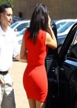 Kim Kardashian in Los Angeles - Arriving at a Studio, March 2014