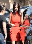 Kim Kardashian in Los Angeles - Arriving at a Studio, March 2014