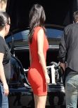 Kim Kardashian in Los Angeles - Arriving at a Studio, March 2014
