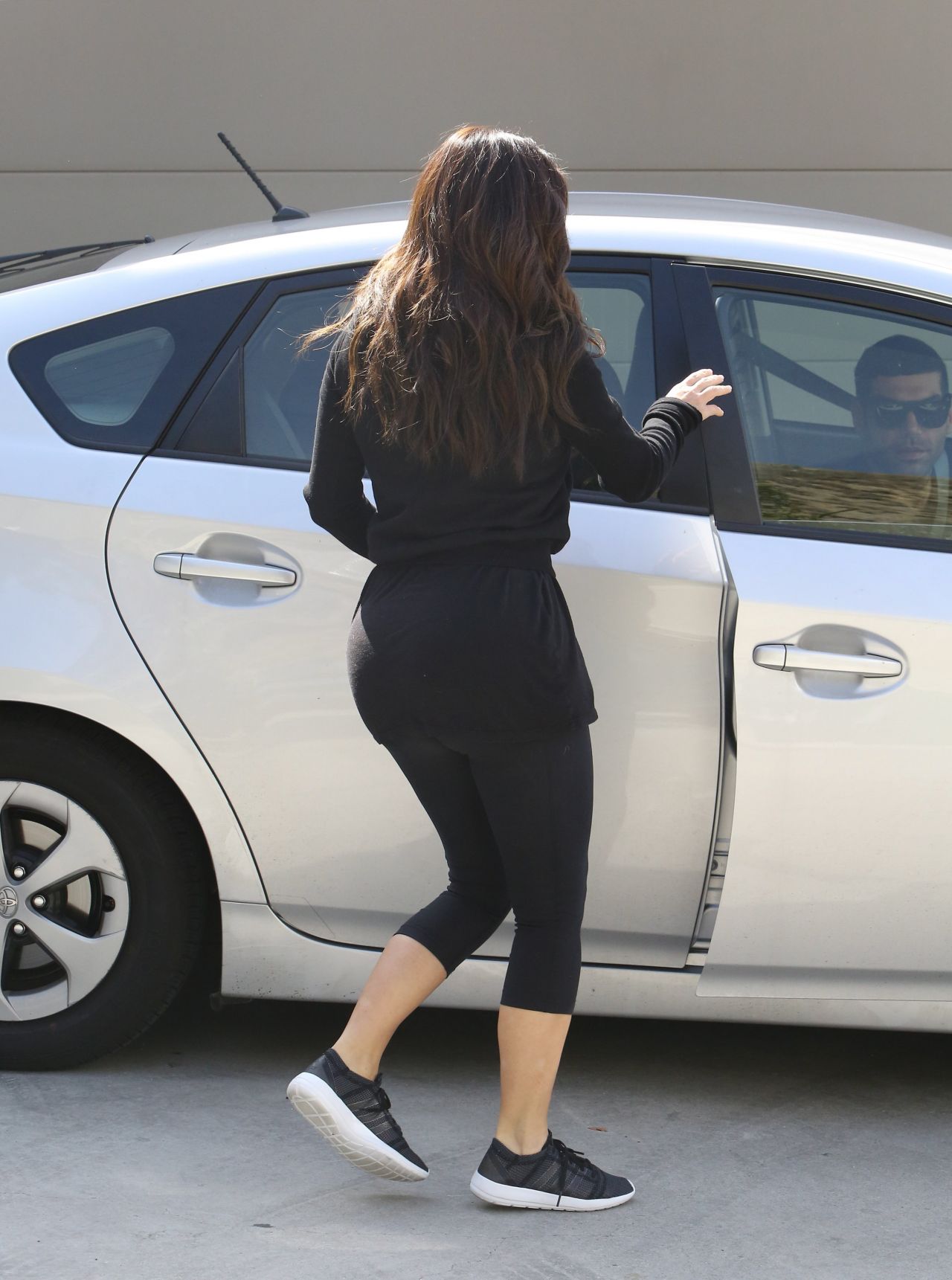 Kim Kardashian Leaving The Gym March 2014 • Celebmafia 