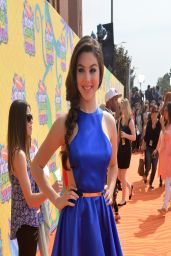 Kira Kosarin Wearing Peggy Hartanto Dress - Nickelodeon’s Kids’ Choice Awards 2014