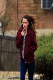 Kristen Stewart Street Style - Out in NY - March 2014