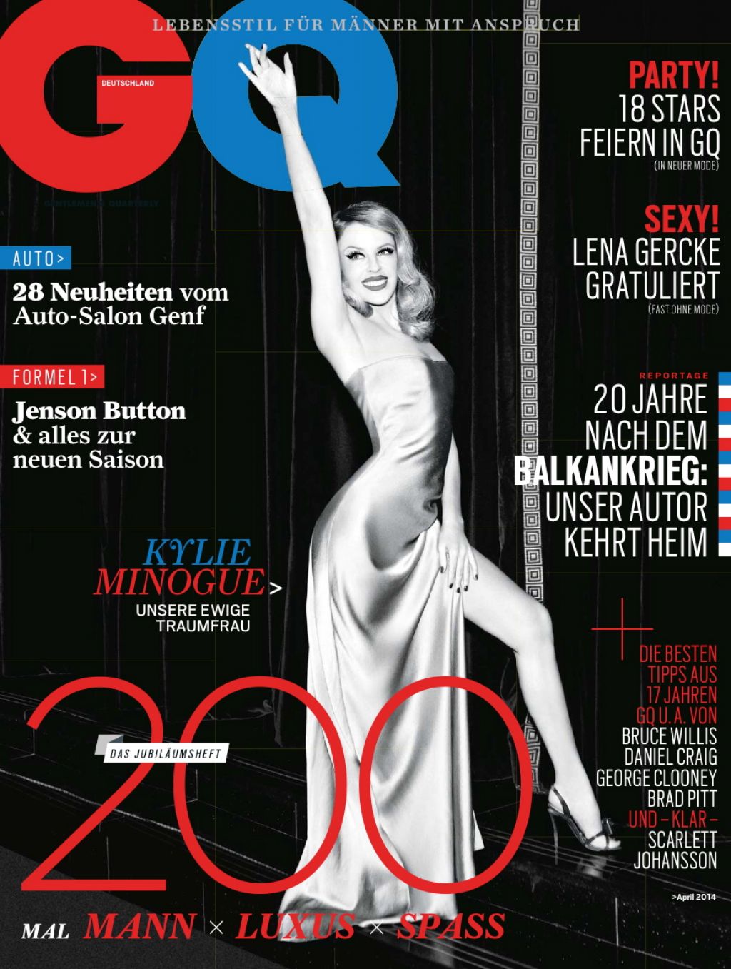 Kylie Minogue - GQ Magazine (Germany) - April 2014 Issue