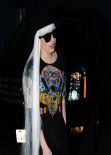 Lady Gaga - Leaving a Studio in Hollywood - February 2014