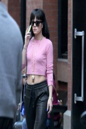 Lily Allen Street Style - Outside Mercer Hotel in New York - March 2014