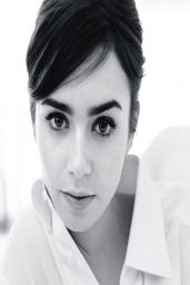 Lily Collins - Marie Claire/Lancome Ad Campaign Photoshoot 2014