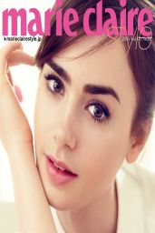 Lily Collins - Marie Claire/Lancome Ad Campaign Photoshoot 2014