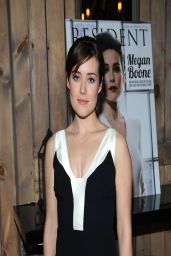 Megan Boone - Resident Magazine March 2014 Issue Celebration in New York
