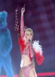 Miley Cyrus Performs at Bangerz Tour at AT&T Center in San Antonio - March 2014