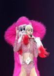 Miley Cyrus Performs at Bangerz Tour at AT&T Center in San Antonio - March 2014