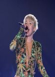 Miley Cyrus Performs at Bangerz Tour in Rosemont, March 2014