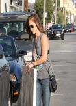Minka Kelly in Jeans - Shopping in West Hollywood - March 2014